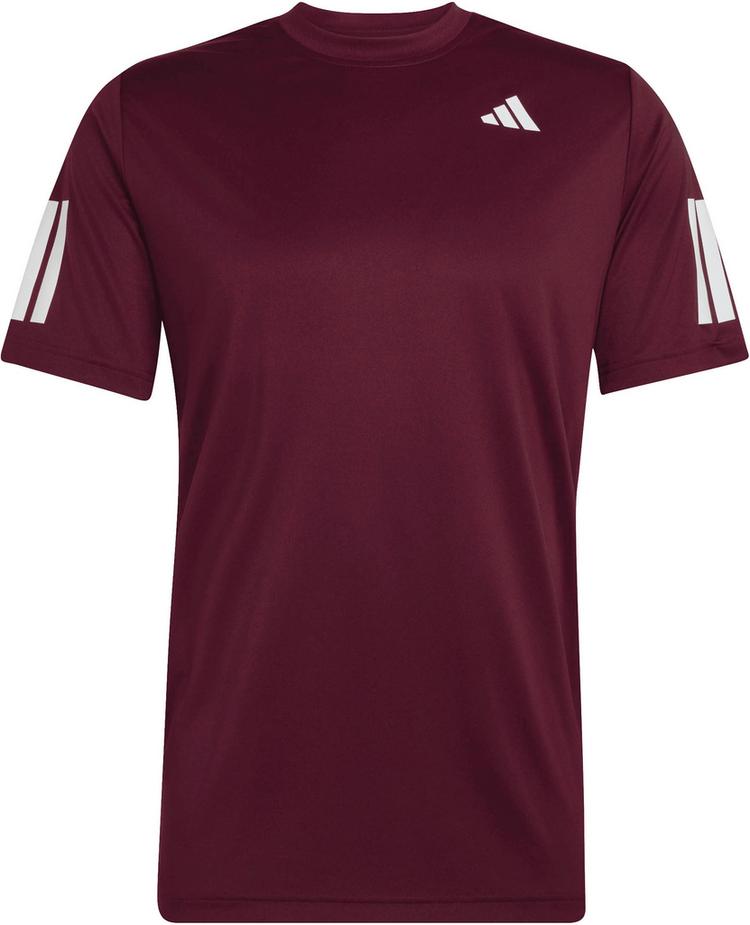 adidas adidas CLUB 3STR Tennisshirt Herren - maroon - 0 | SportScheck