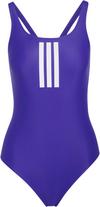 adidas 3S MID SUIT Schwimmanzug Damen - cpurpl-white