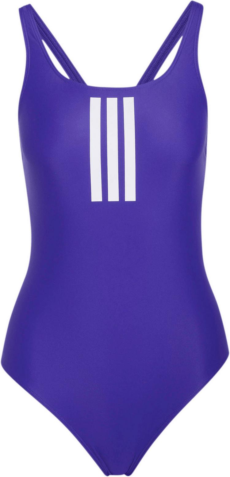 adidas adidas 3S MID SUIT Schwimmanzug Damen - cpurpl-white - 0 | SportScheck