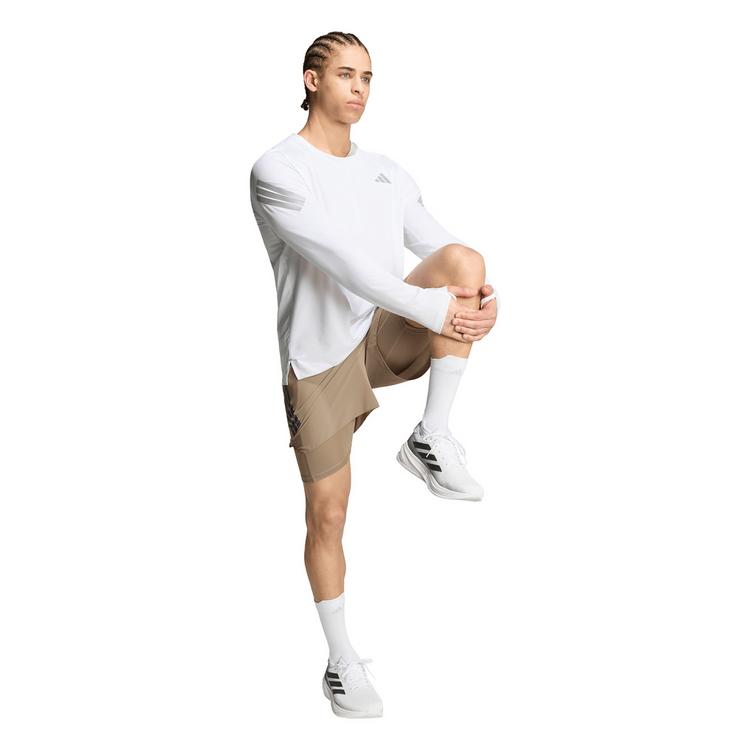 adidas adidas ADI365 /// 2i1 Laufshorts Herren - khasix-black - 2 | SportScheck