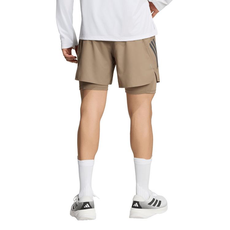 adidas adidas ADI365 /// 2i1 Laufshorts Herren - khasix-black - 1 | SportScheck