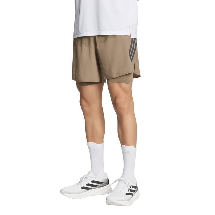 adidas adidas ADI365 /// 2i1 Laufshorts Herren - khasix-black - 0 | SportScheck