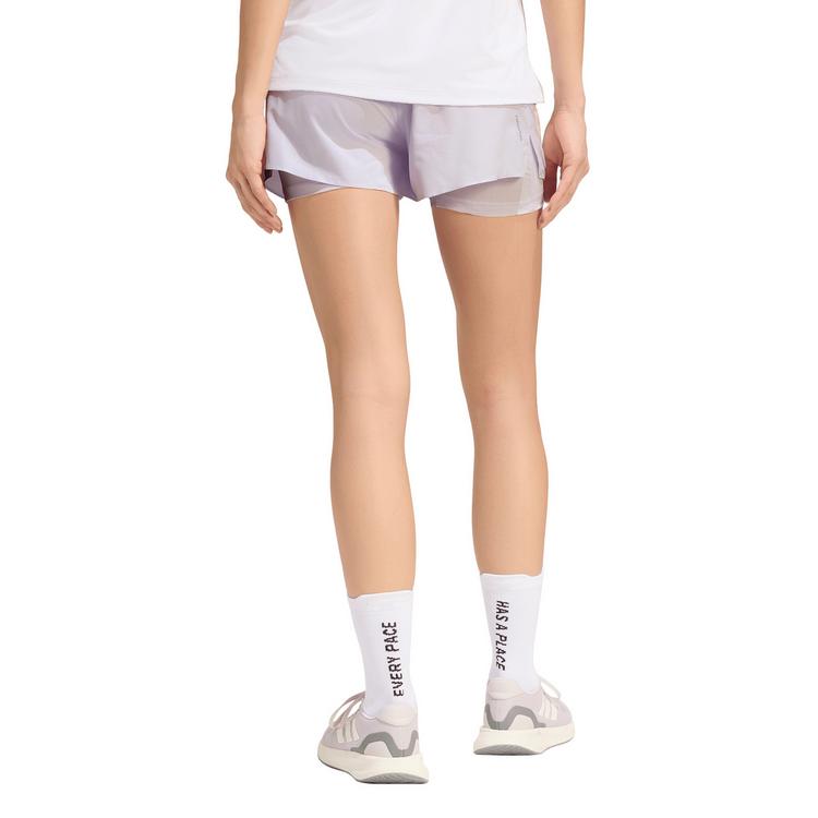 adidas adidas ADI365 /// 2i1 Laufshorts Damen - fropur-white - 1 | SportScheck