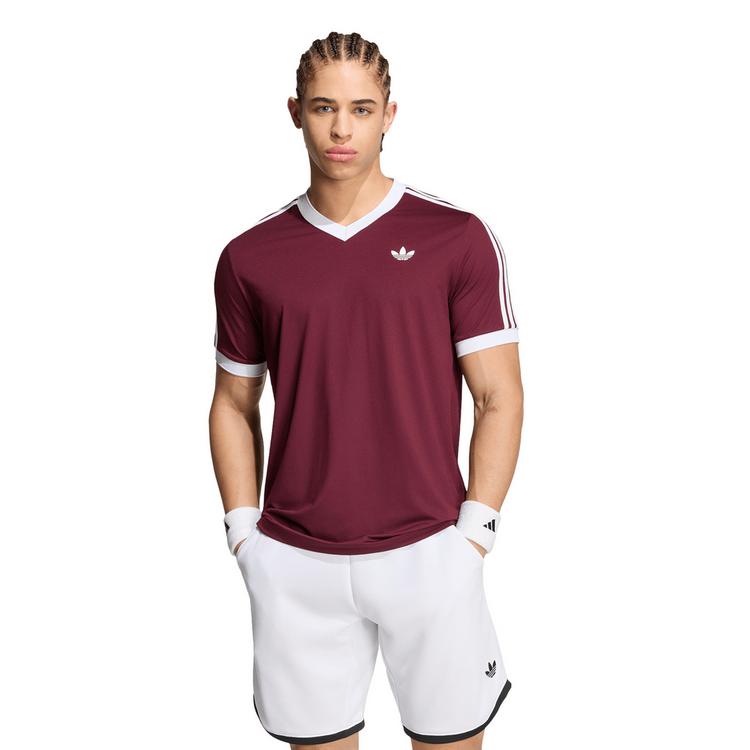 adidas adidas CLASSICS Tennisshirt Herren - maroon - 0 | SportScheck
