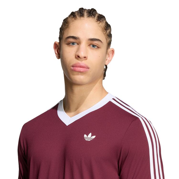 adidas adidas CLASSICS Tennisshirt Herren - maroon - 4 | SportScheck
