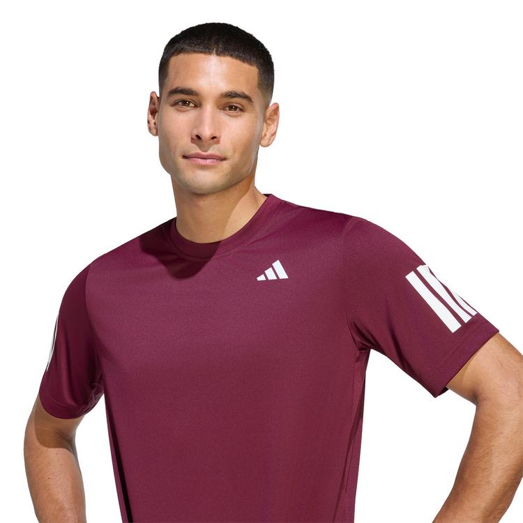 adidas adidas CLUB 3STR Tennisshirt Herren - maroon - 3 | SportScheck