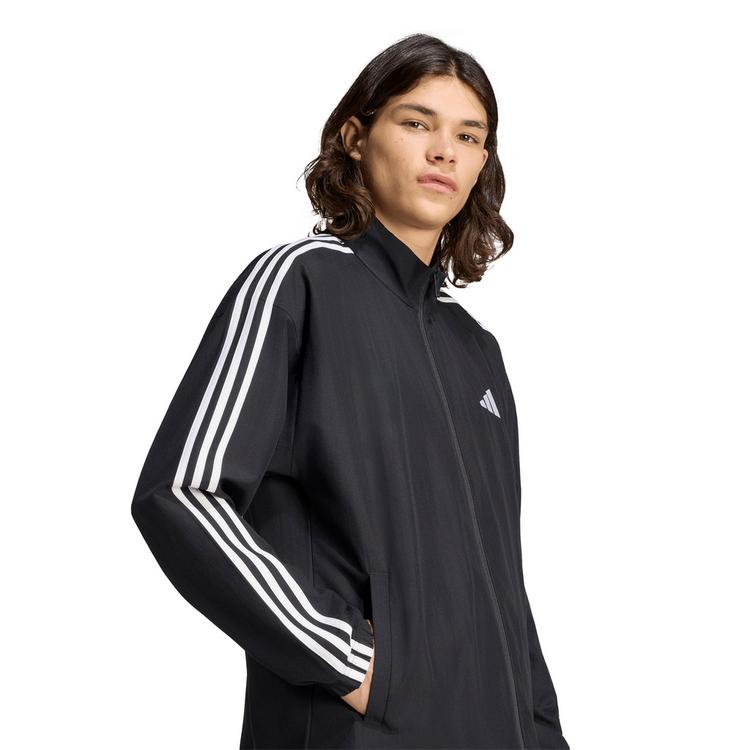 adidas adidas 3S Trainingsanzug Herren - black-white - 3 | SportScheck