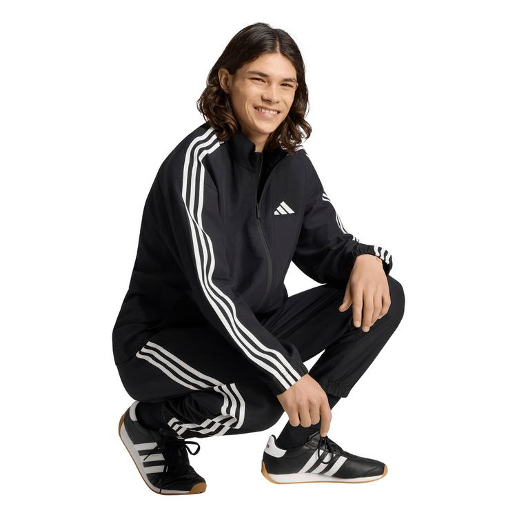 adidas adidas 3S Trainingsanzug Herren - black-white - 2 | SportScheck