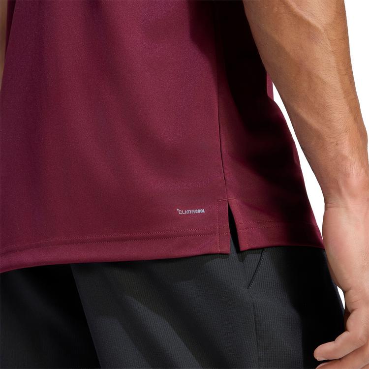 adidas adidas CLUB 3STR Tennisshirt Herren - maroon - 4 | SportScheck