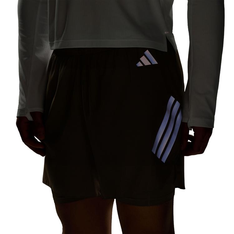 adidas adidas ADI365 /// 2i1 Laufshorts Herren - khasix-black - 5 | SportScheck