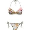 Mistral Bikini Set Damen - white flowers
