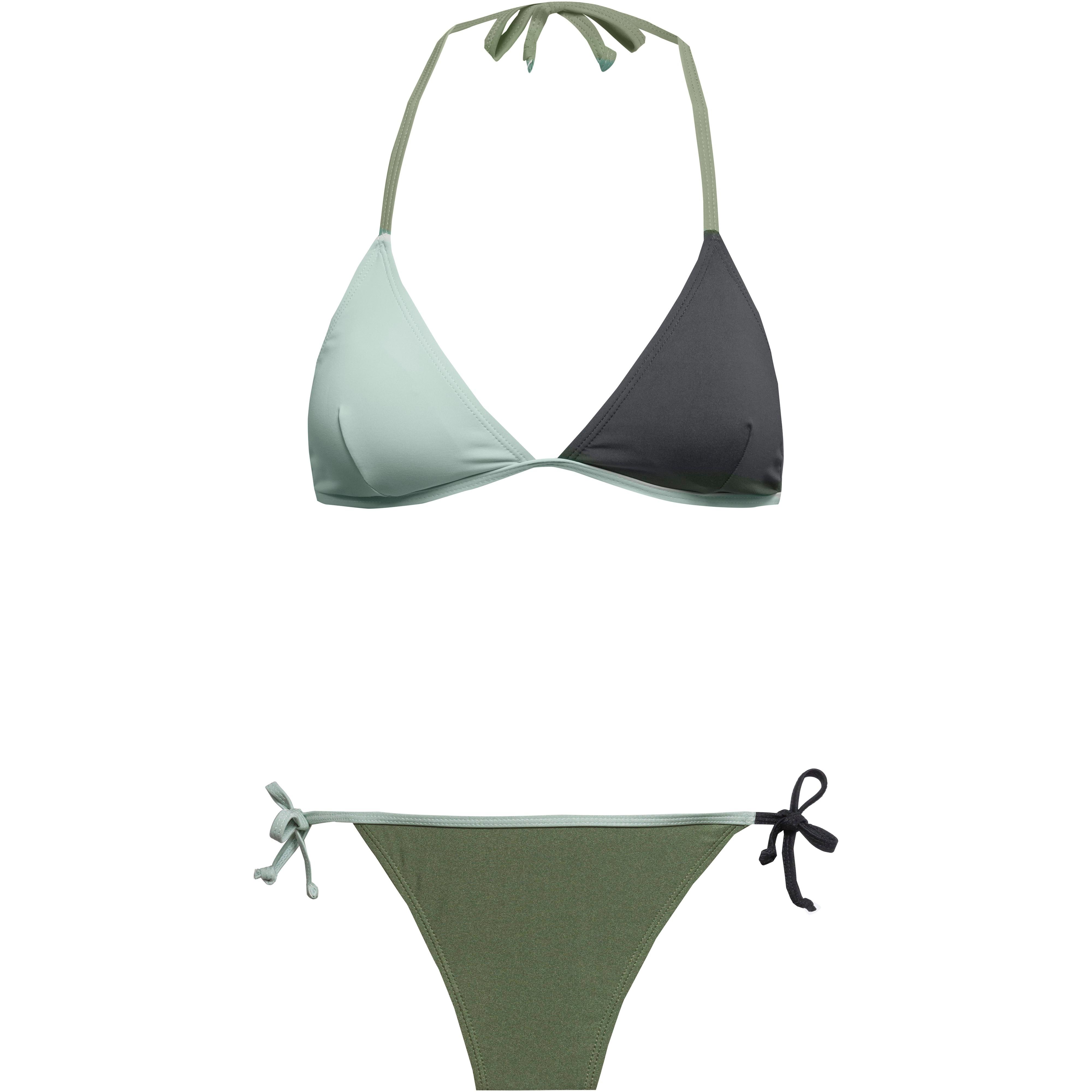 Mistral Bikini Set Triangel Schnürung Kunstfaser Gruen
