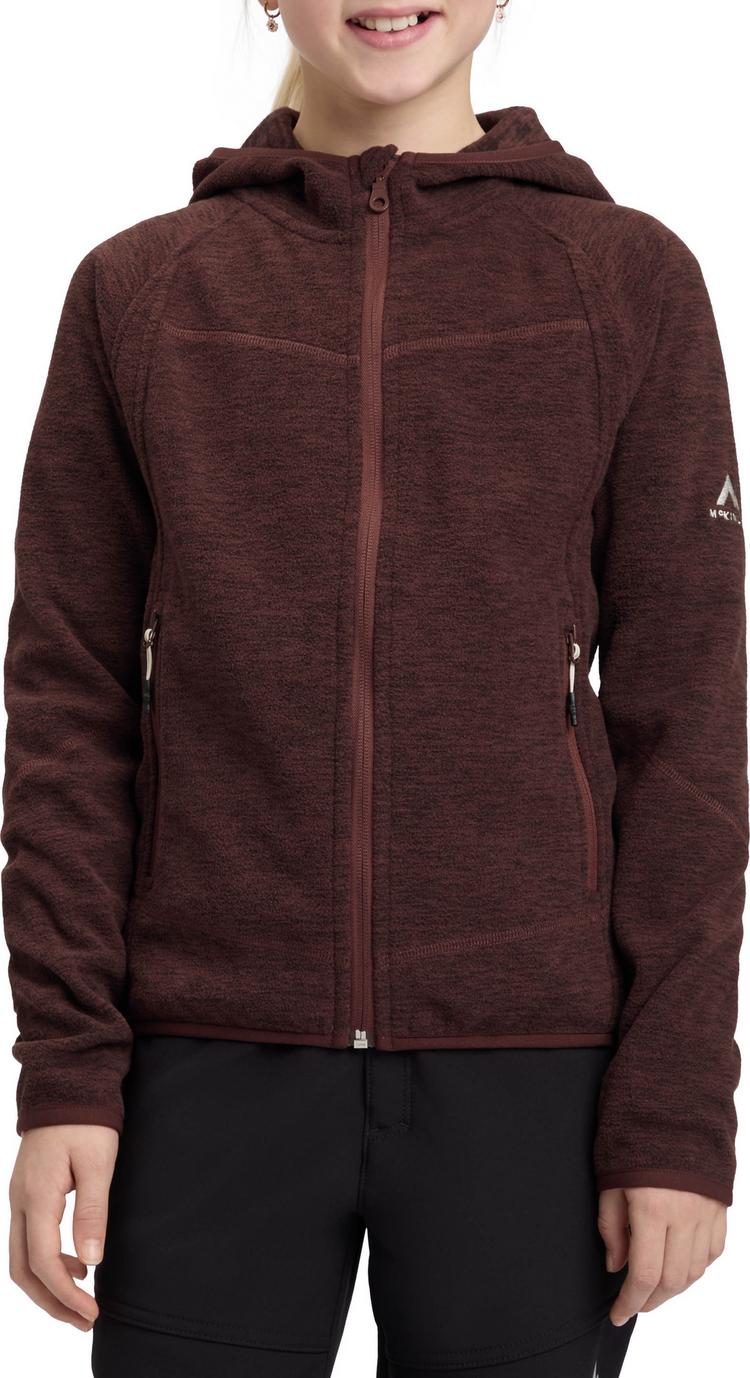 McKinley McKinley Choco Fleecejacke M&auml;dchen - melange-red wine - 0 | SportScheck