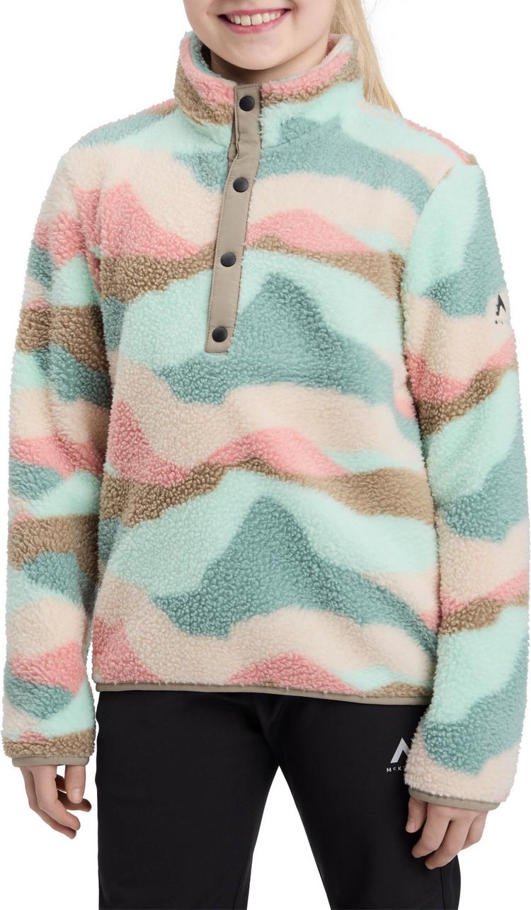 McKinley McKinley Hilka Fleeceshirt Kinder - aop-green smoke - 0 | SportScheck