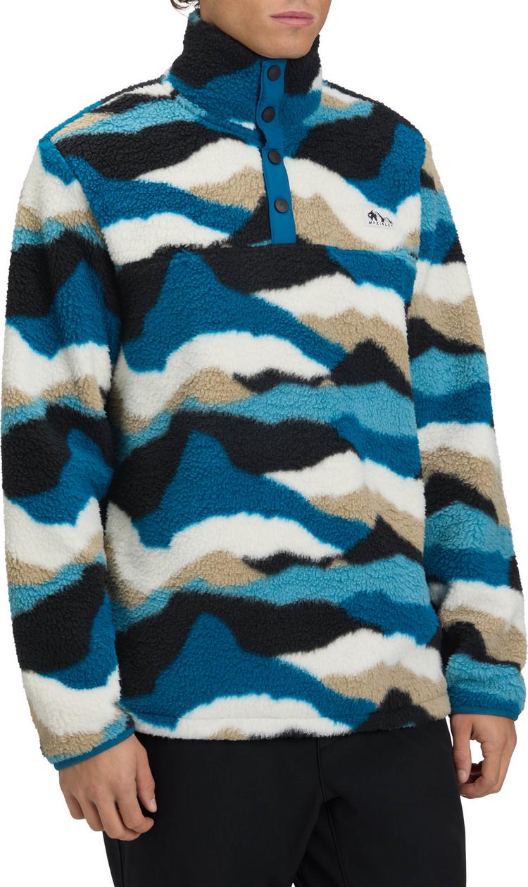 McKinley McKinley Farrah Fleeceshirt Herren - aop-blue petrol - 0 | SportScheck