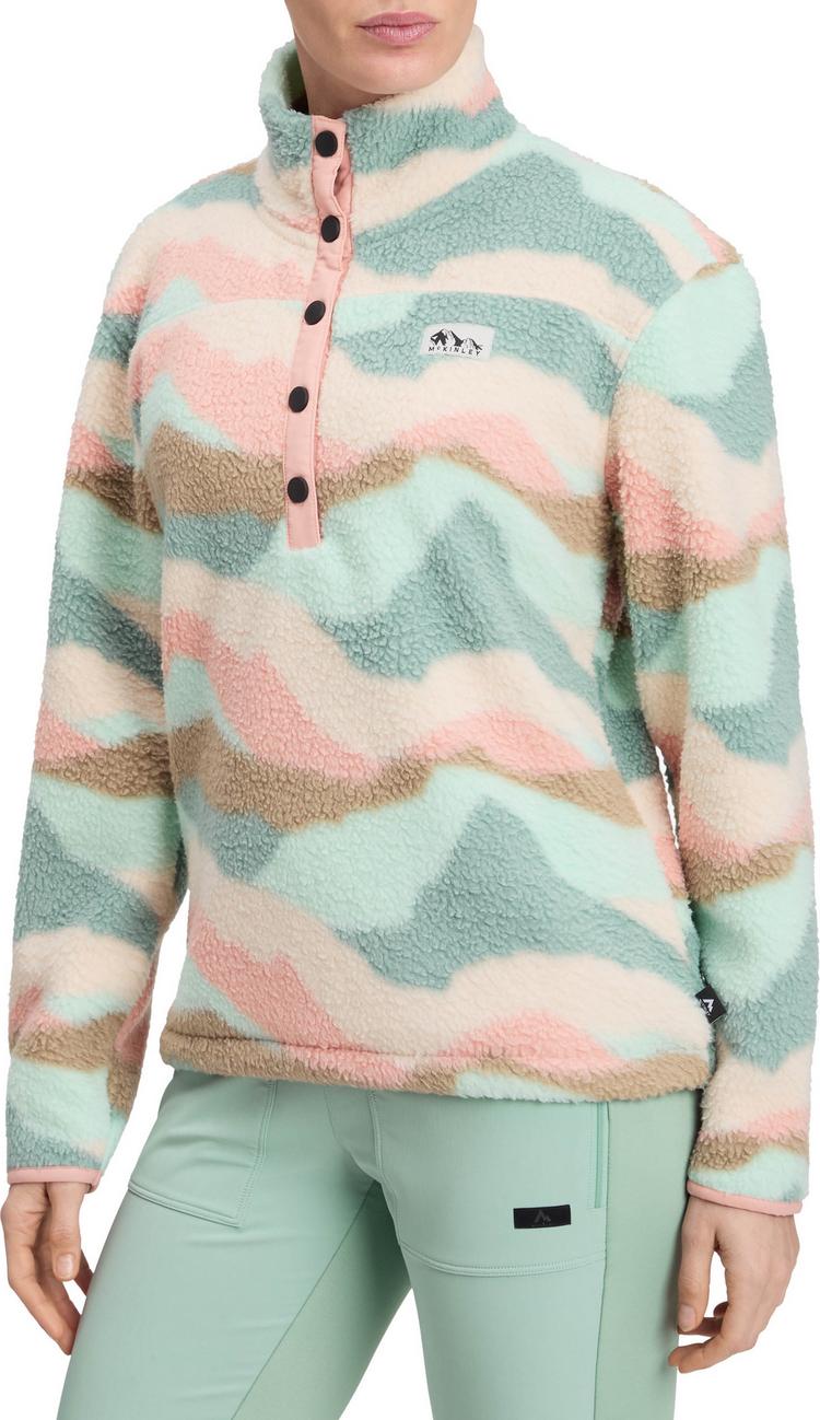 McKinley McKinley Farrah Fleeceshirt Damen - aop-green smoke - 0 | SportScheck