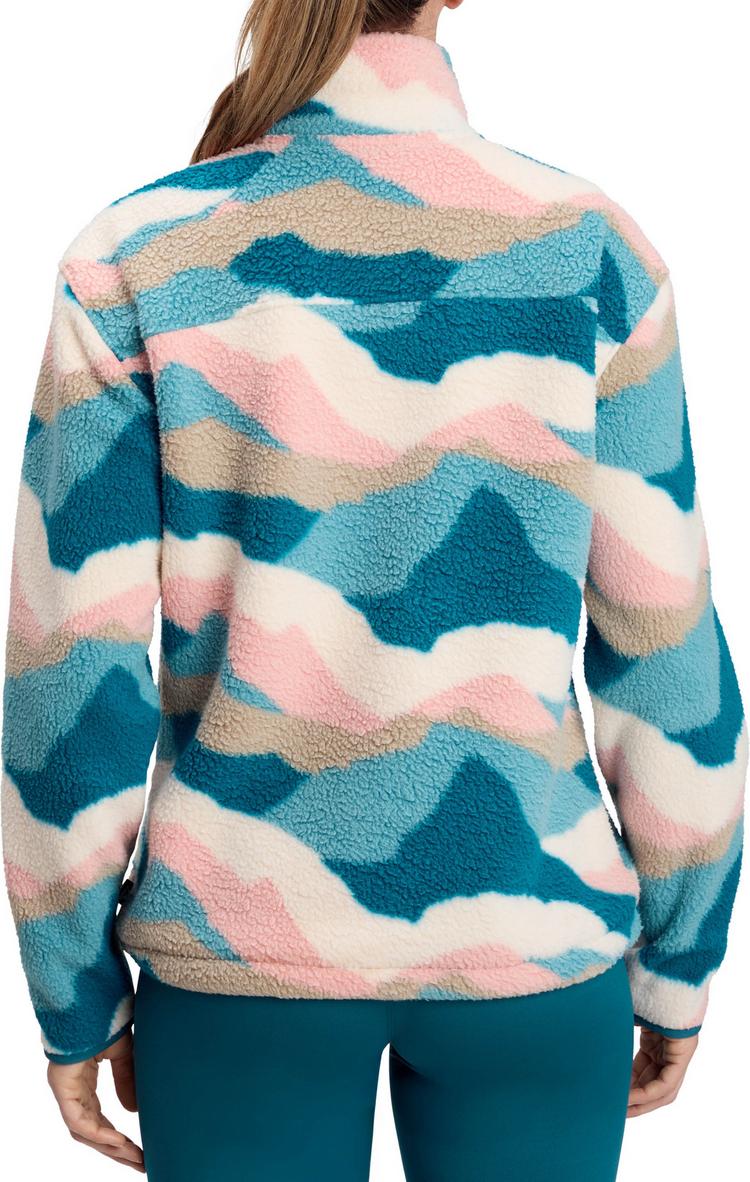McKinley McKinley Farrah Fleeceshirt Damen - aop-blue petrol - 1 | SportScheck
