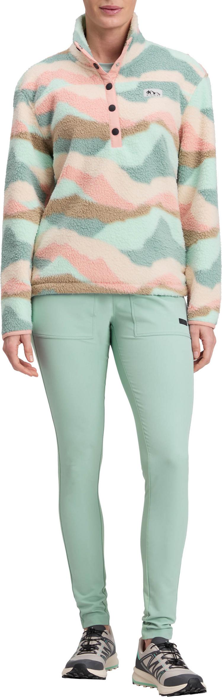 McKinley McKinley Farrah Fleeceshirt Damen - aop-green smoke - 2 | SportScheck