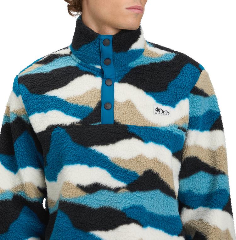 McKinley McKinley Farrah Fleeceshirt Herren - aop-blue petrol - 3 | SportScheck