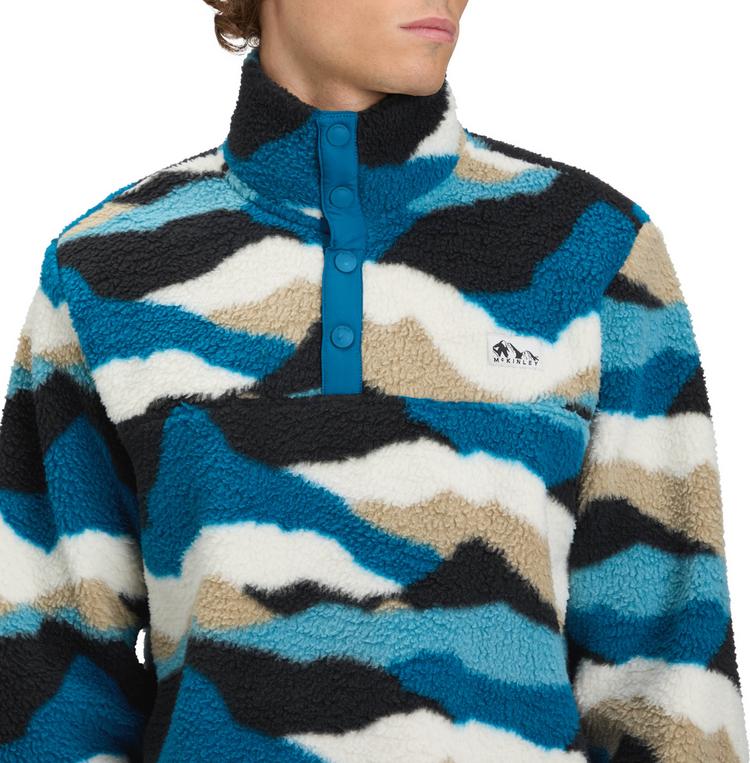 McKinley McKinley Farrah Fleeceshirt Herren - aop-blue petrol - 5 | SportScheck