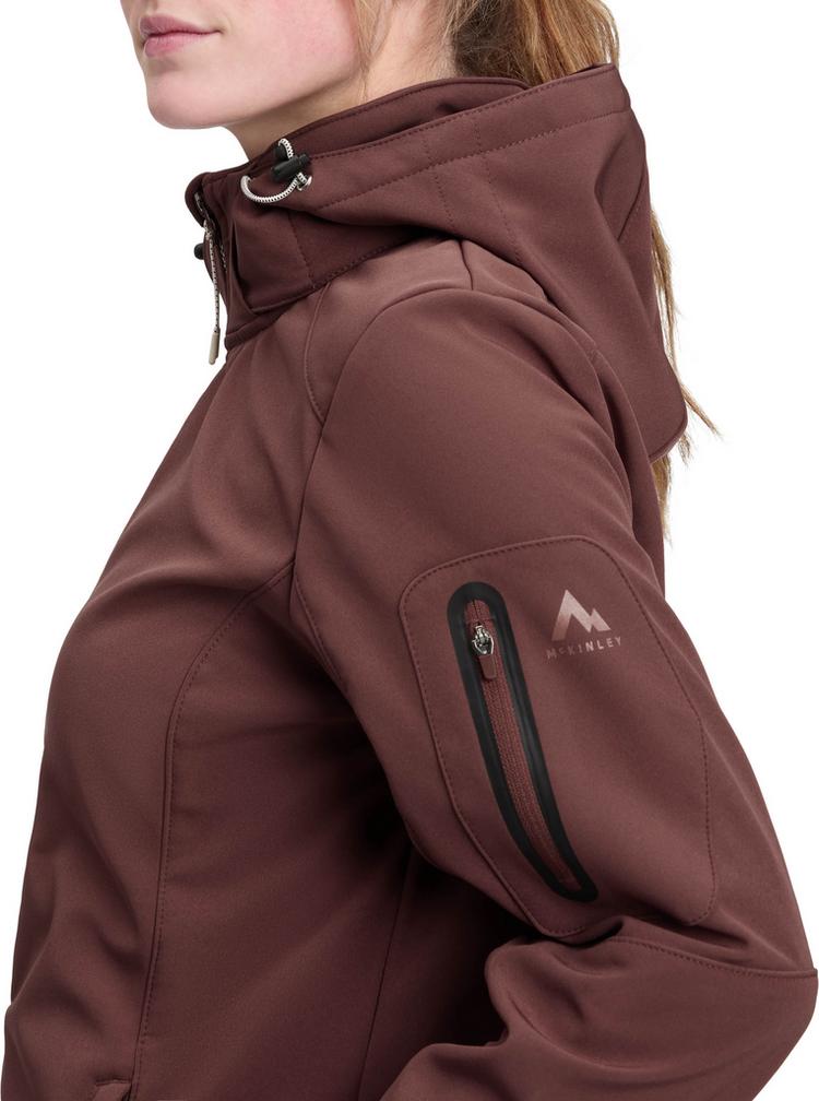 McKinley McKinley Kadino Softshelljacke Damen - red wine - 5 | SportScheck