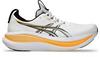 ASICS GEL-NIMBUS 28 Laufschuhe Herren - white-stadium orange