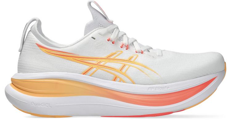 ASICS ASICS GEL-NIMBUS 28 Laufschuhe Damen - white-sun coral - 0 | SportScheck
