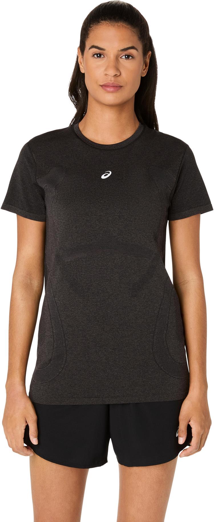 ASICS ASICS ROAD SEAMLESS Funktionsshirt Damen - performance black-graphite grey - 0 | SportScheck
