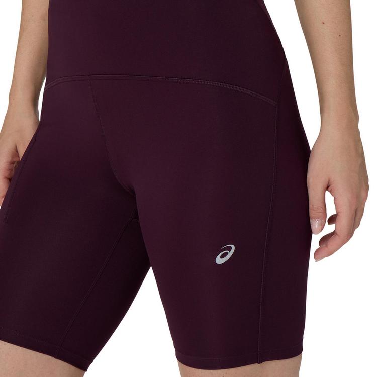 ASICS ASICS ROAD HIGH WAIST 8IN Lauftights Damen - dark aubergine - 4 | SportScheck