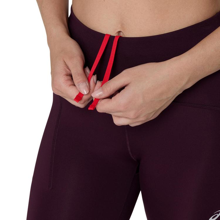 ASICS ASICS ROAD HIGH WAIST 8IN Lauftights Damen - dark aubergine - 6 | SportScheck