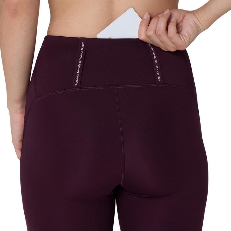 ASICS ASICS ROAD HIGH WAIST 8IN Lauftights Damen - dark aubergine - 7 | SportScheck