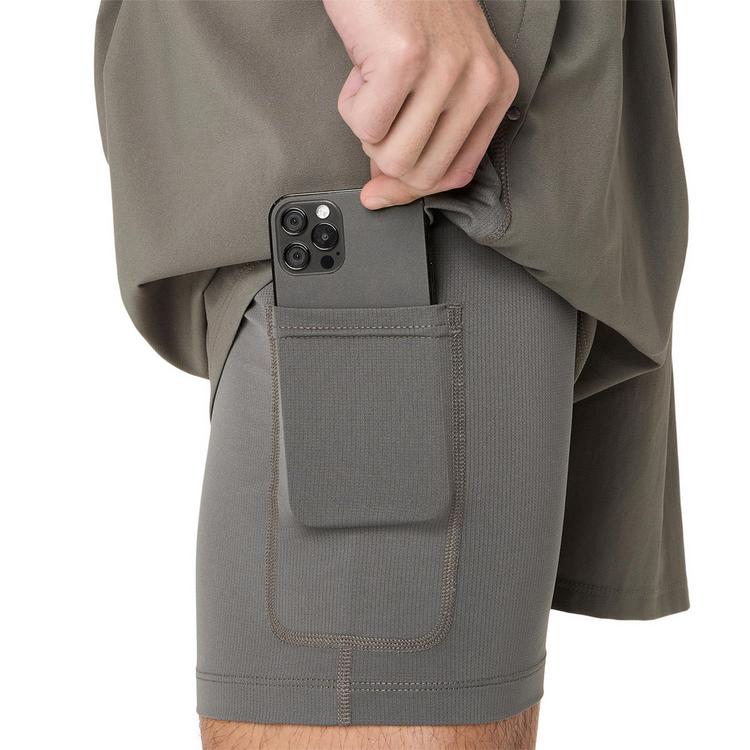 ASICS ASICS ROAD Laufshorts Herren - truffle grey - 4 | SportScheck