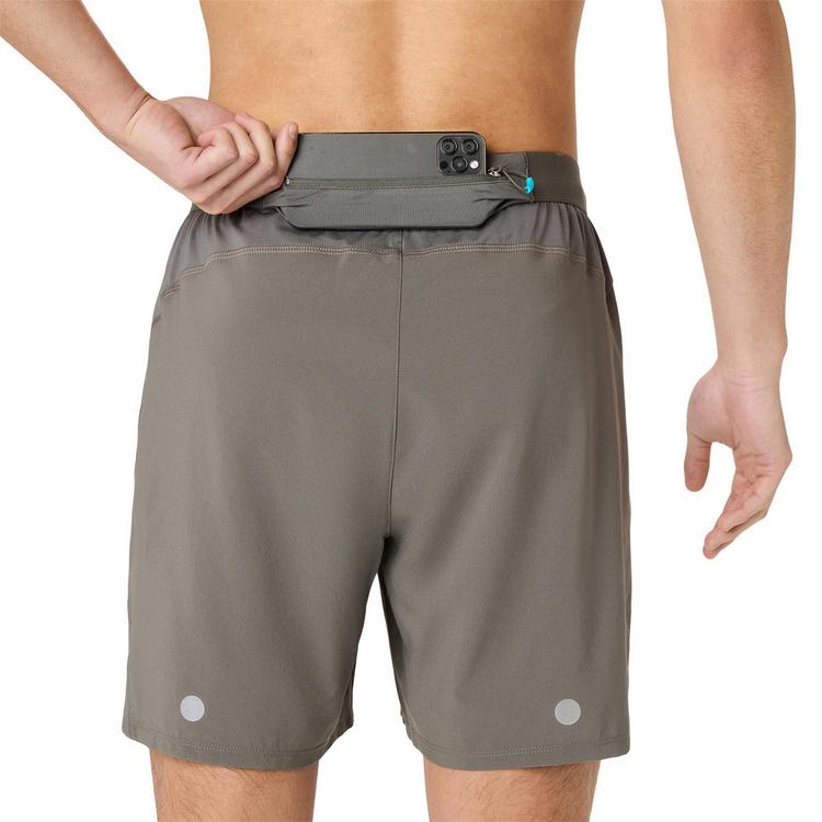 ASICS ASICS ROAD Laufshorts Herren - truffle grey - 5 | SportScheck