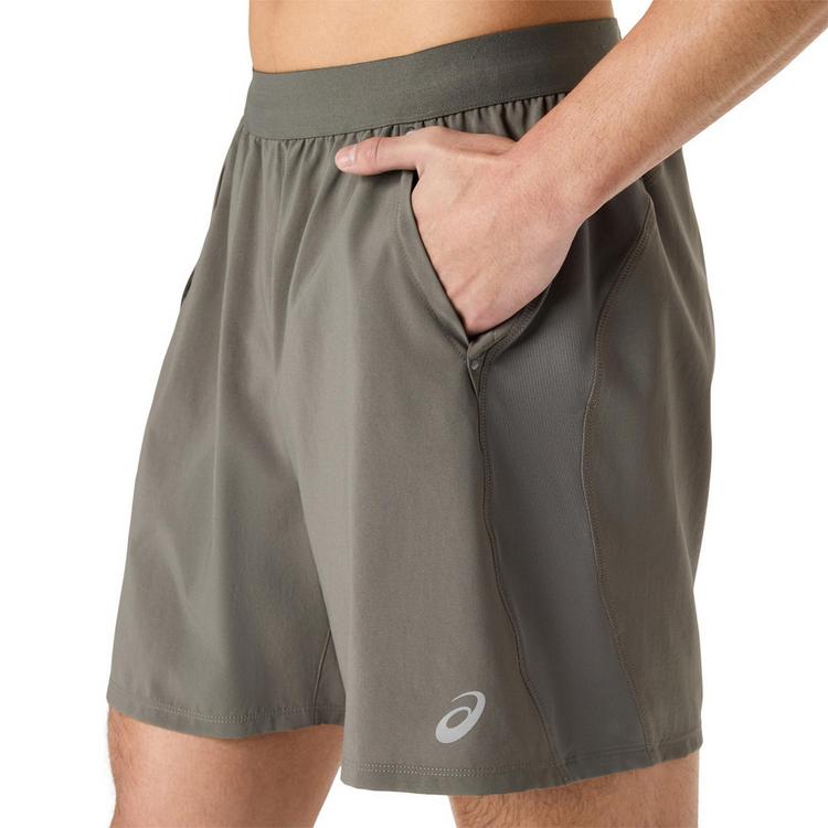 ASICS ASICS ROAD Laufshorts Herren - truffle grey - 3 | SportScheck
