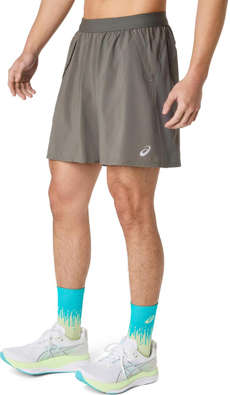 ASICS ASICS ROAD Laufshorts Herren - truffle grey - 2 | SportScheck