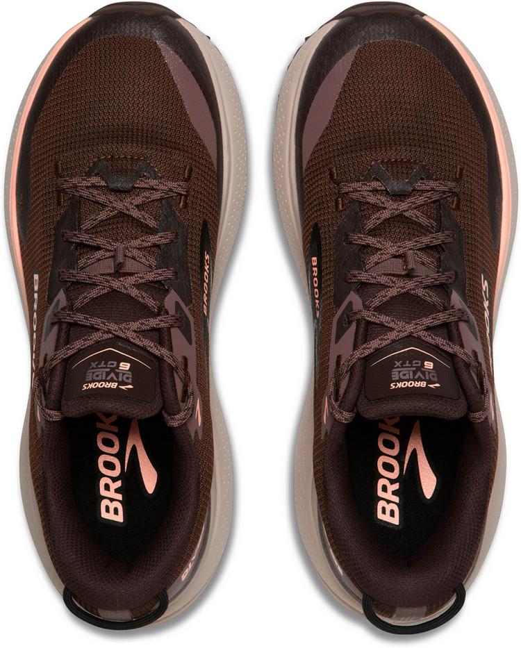 Brooks Brooks Divide 6 GTX Laufschuhe Damen - coffee bean-peppercorn-rose - 0 | SportScheck
