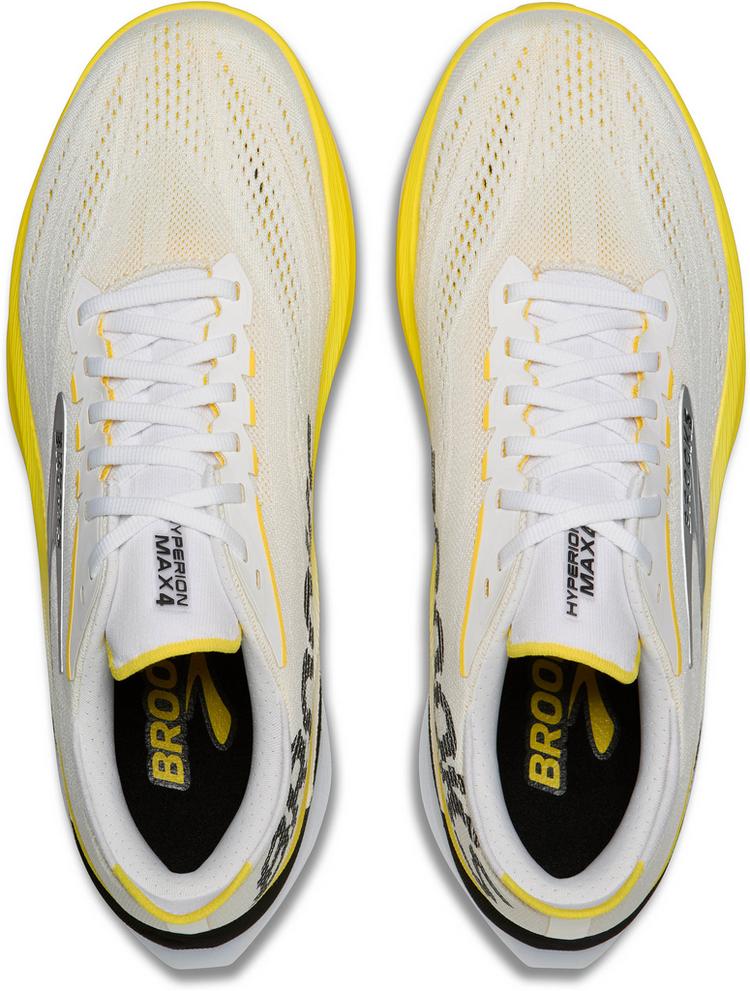 Brooks Brooks Hyperion Max 4 Laufschuhe Damen - white-cyber yellow-black - 0 | SportScheck