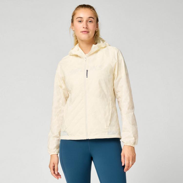 Brooks Brooks Canopy Laufjacke Damen - reflective wordmark bone - 0 | SportScheck