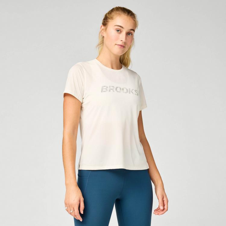 Brooks Brooks Dash Funktionsshirt Damen - bone-reflective - 0 | SportScheck