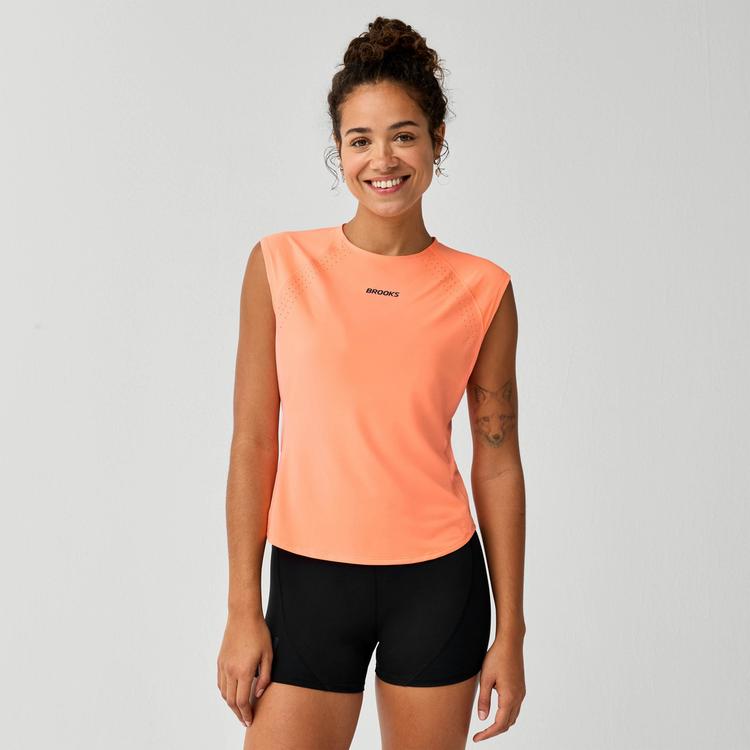 Brooks Brooks Dash Funktionstank Damen - cyber peach - 0 | SportScheck