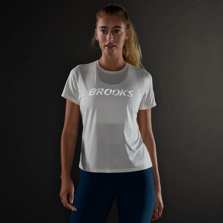 Brooks Brooks Dash Funktionsshirt Damen - bone-reflective - 3 | SportScheck