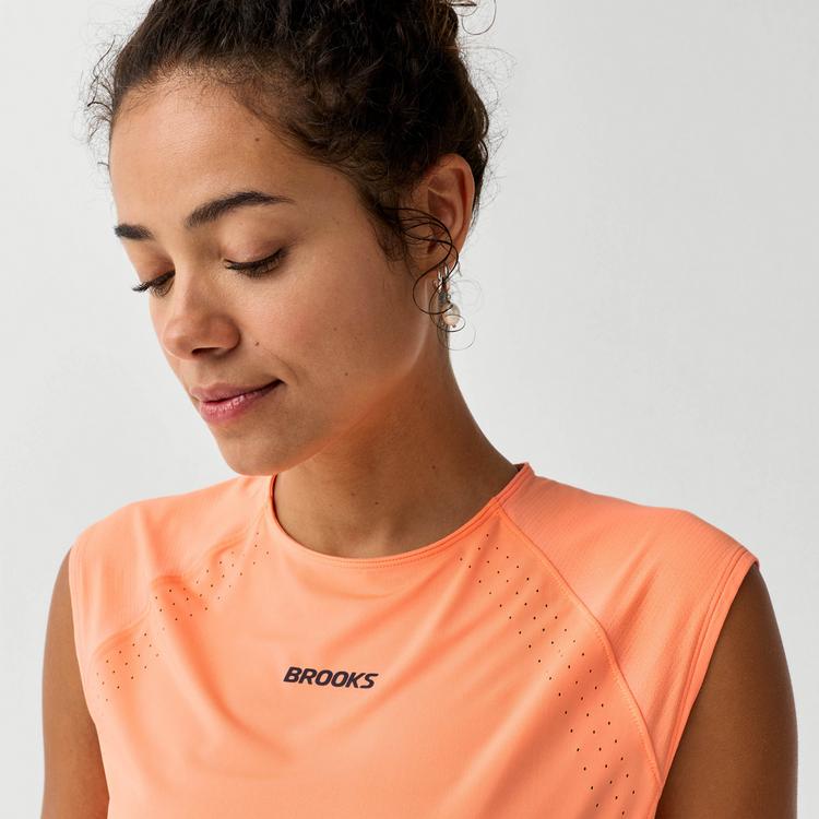 Brooks Brooks Dash Funktionstank Damen - cyber peach - 3 | SportScheck