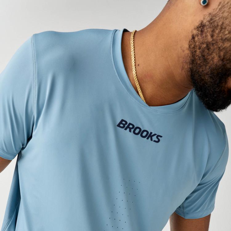 Brooks Brooks Dash Cooling Funktionsshirt Herren - blue haze - 3 | SportScheck