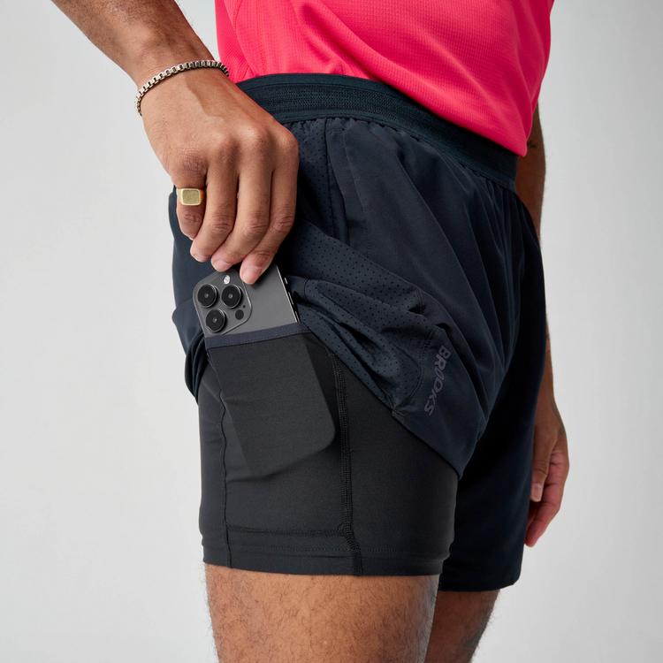 Brooks Brooks Dash Laufshorts Herren - black - 3 | SportScheck