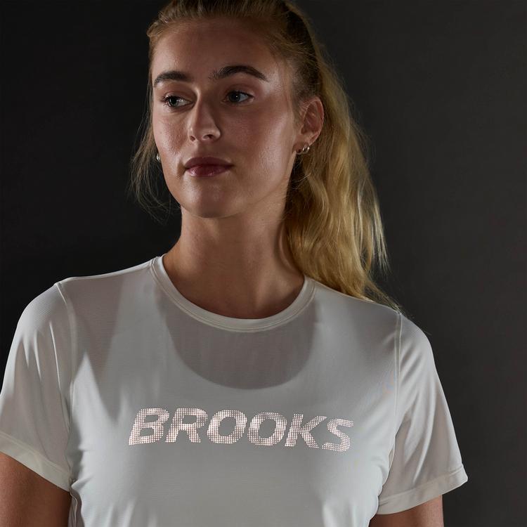 Brooks Brooks Dash Funktionsshirt Damen - bone-reflective - 4 | SportScheck