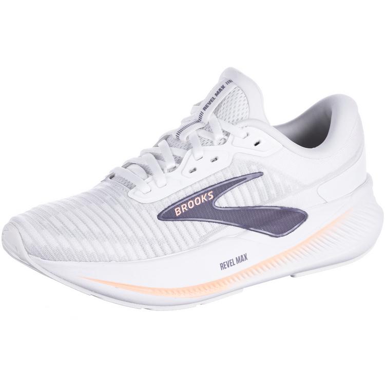 Brooks Brooks Revel Max Laufschuhe Damen - brightwhite-mulledgrape-peach - 0 | SportScheck