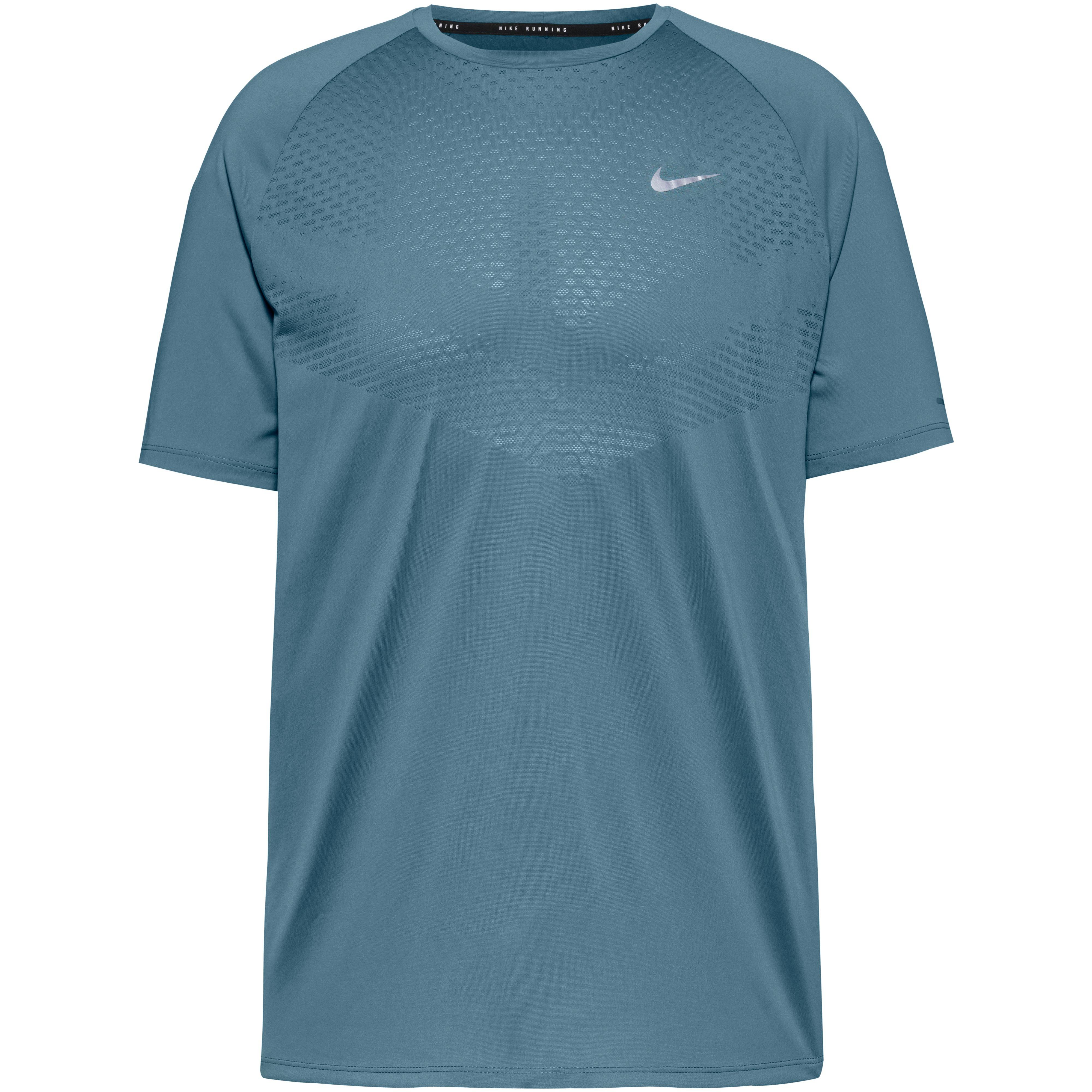 Nike Funktionsshirt Rundhals Raglan Polyester Gruen