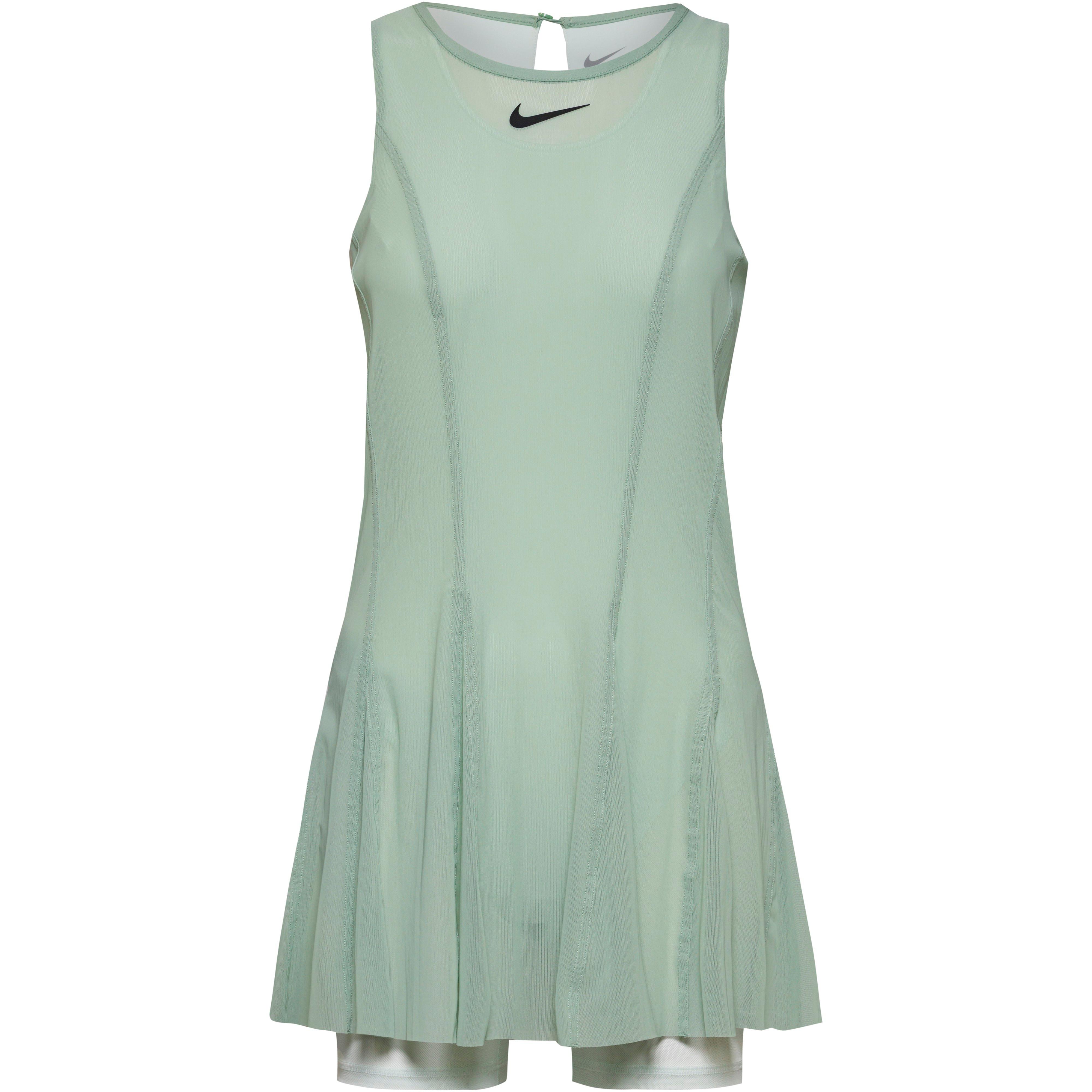Nike Tenniskleid Tight Fit Polyamid Elastan Polyester Gruen