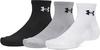 Under Armour UA PERFORMANCE COTTON 3P QTR Socken - Steel