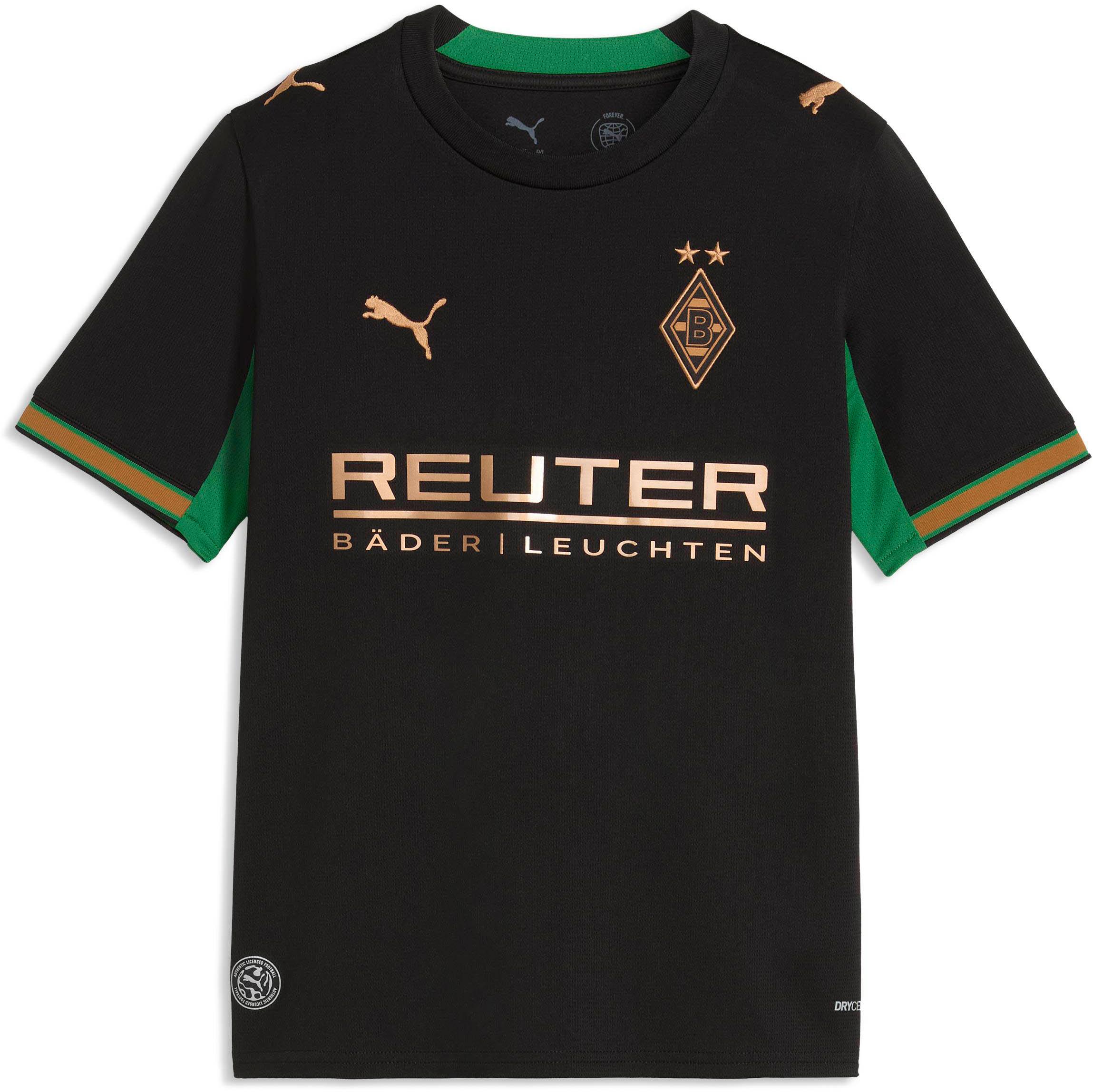 Puma Teamtrikot Borussia Mönchengladbach Kunstfaser Schwarz